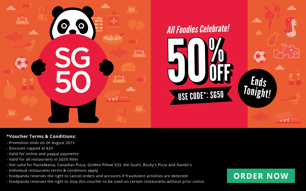 Foodpanda Flash Sale 50 Off With Sg50 Featured Merchants Sgtips